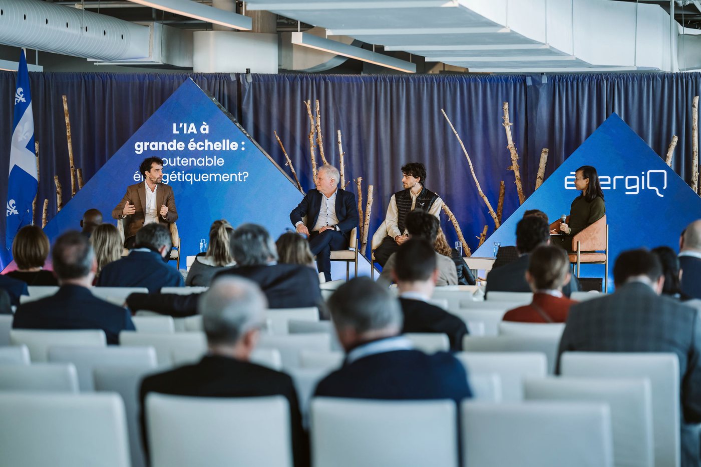 Panel “AI at Scale” in front of the ēnergiQ 2026 audience
